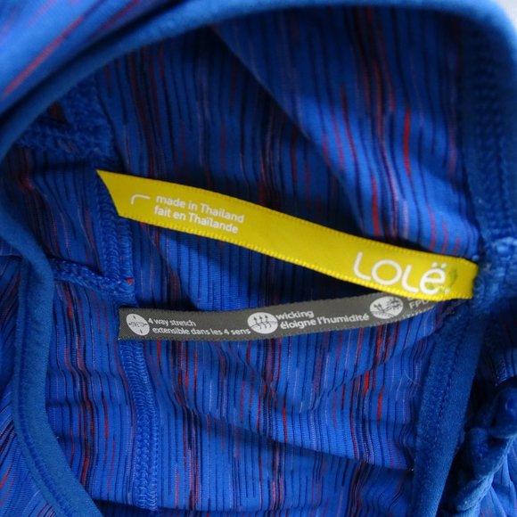 LOLE Blue Tank with Braided Racerback - Picture 5 of 9